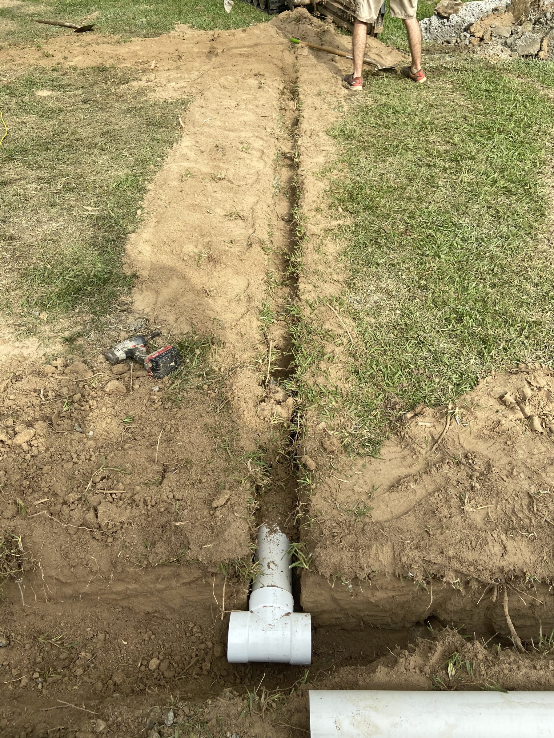 PVC Drains WCK Foundation Repair Louisiana Drain Issues